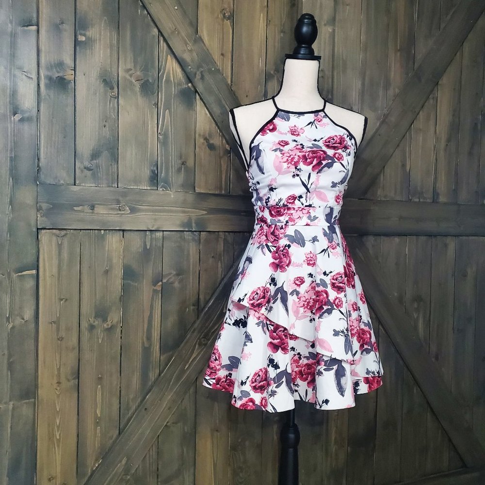 *HPx4* Speechless Pink and White Floral Dress